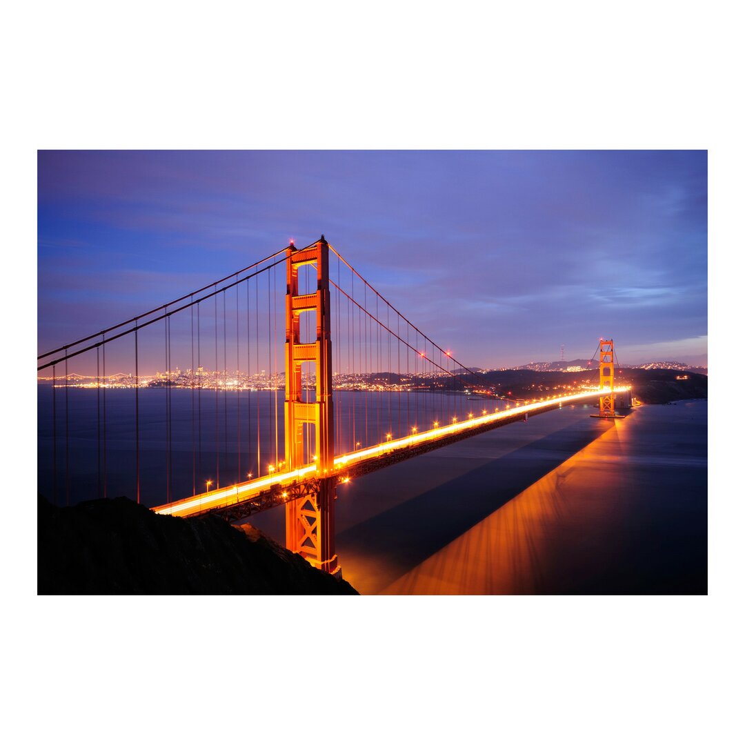 Tapete Golden Gate Bridge at Night 2,25 m x 336 cm