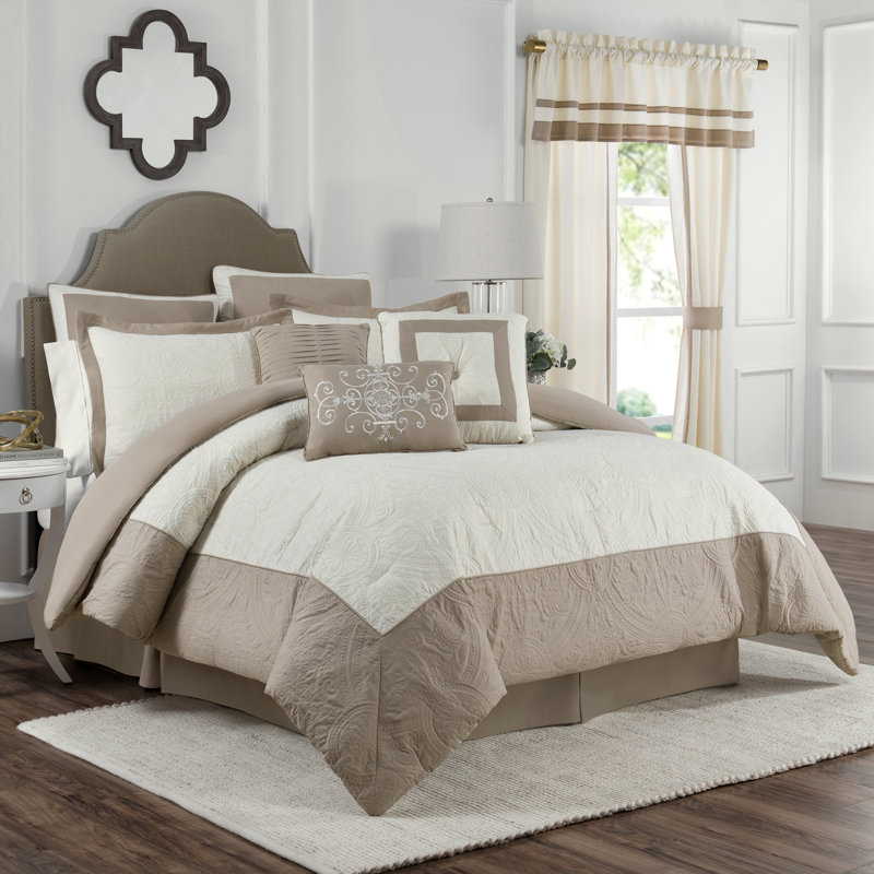 Bensonhurst Comforter Set, Full, Ivory