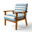Chaise d'appoint moderne - Fauteuil Calm Horizon Blue-1457511355