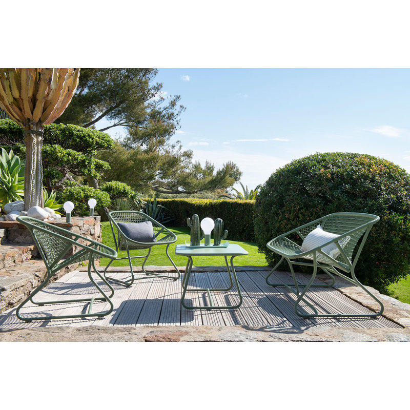 Sixties Outdoor Coffee Table, Acapulco Blue