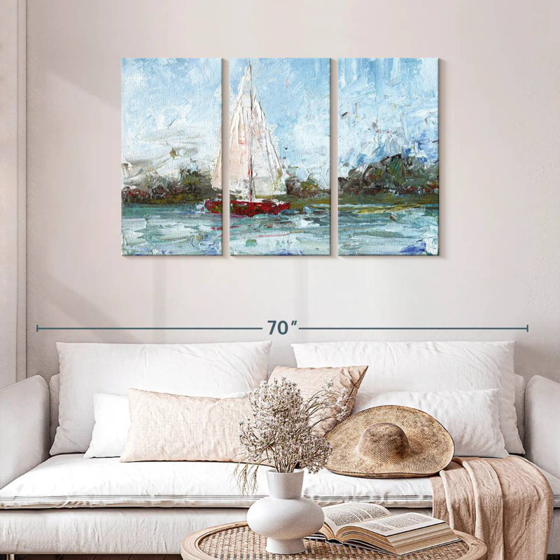 Mehar Here We Go A Sailing, H 28 po x l 45 po