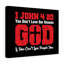 Our Unseen God 1 John 4:20 - Wrapped Canvas Print-1688071469