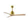 Nan 52" Ceiling Fan In Textured Bronze And Matte White Blades