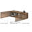 Piece Wall Mounted Entertainment Center In Walnut – Floating Tv Console With Upper Open Shelf Cabinets, Modern Media Storage
