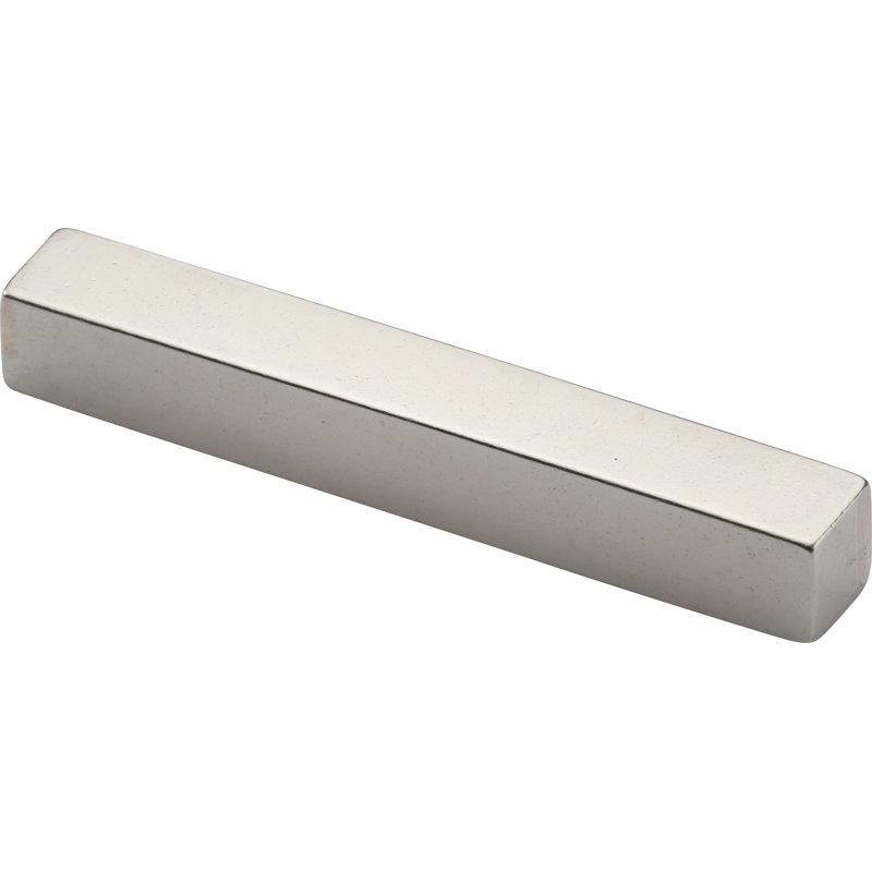 Modern White Bronze Rectangular Cabinet Cup Pull with Mounting Hardware