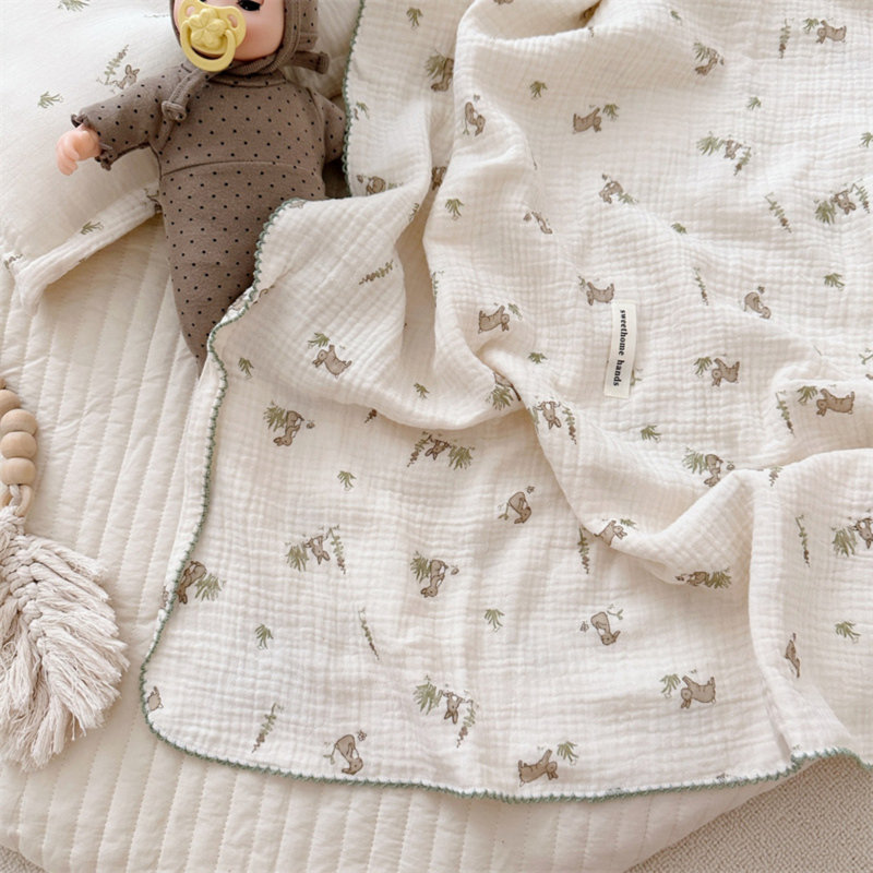 Couverture mignonne pour bébé en coton