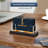 Acrylic Business Card Holder, 2Pcs, Matte Stable Base, Holds 60-80 Cards, Desktop Gift Card Display Stand for Commercial Use