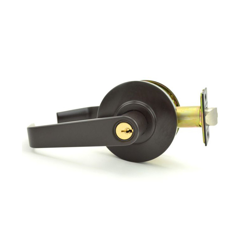 Poignée de porte à verrou cylindrique