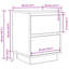 Darlisha 38cm W Manufactured Wood Bedside Table-1376645645-1394420417