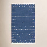 Calli Indoor/ Outdoor Geometric Blue/ White Area Rug