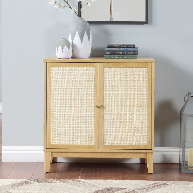 Armoire en rotin avec rangement