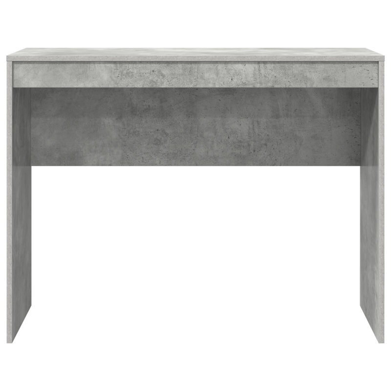 Writing Desk Particle Board 76 Cm, 76cm H x 100cm W x 40cm D, Concrete Grey