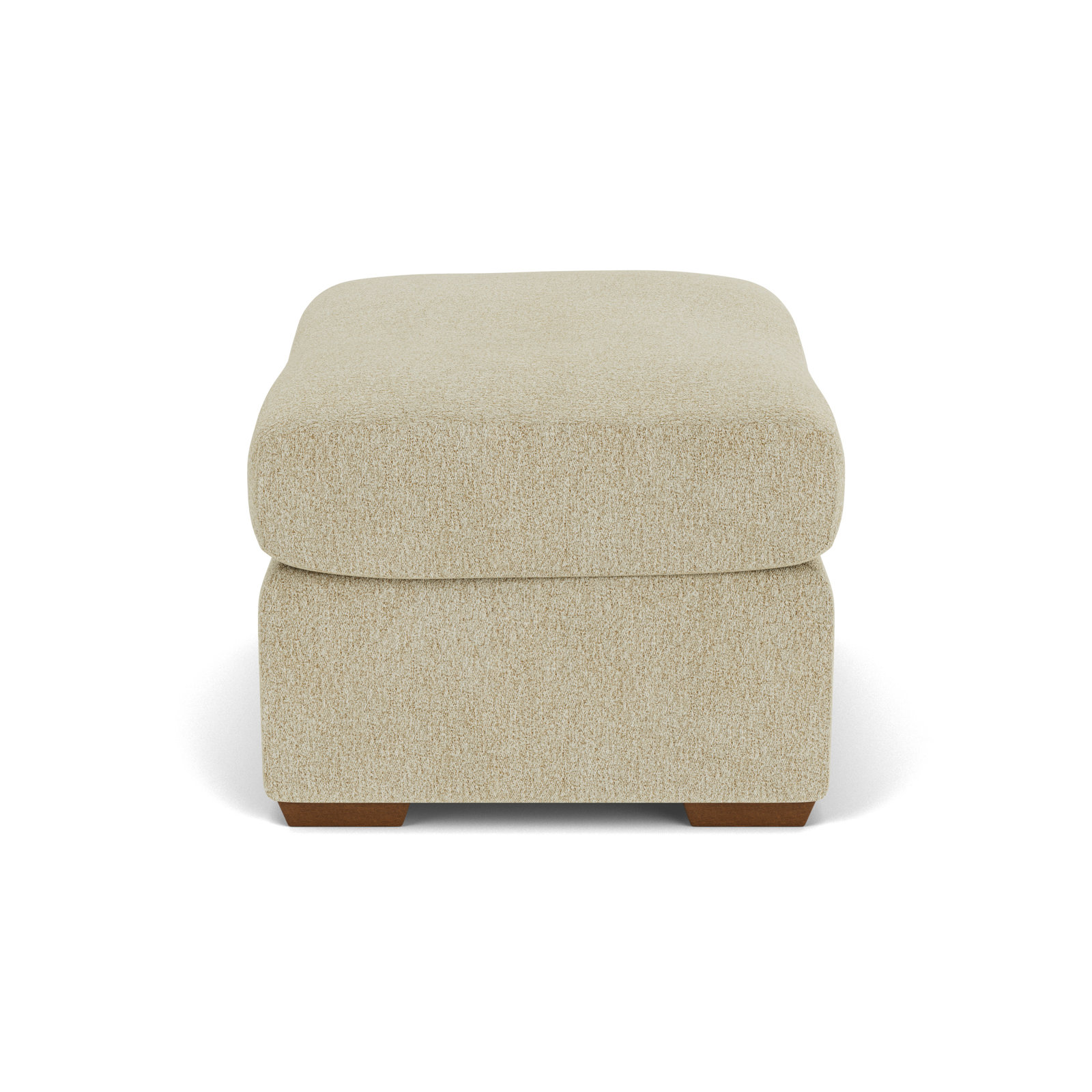 Upholstered Ottoman, Antique Polypropylene/Olefin