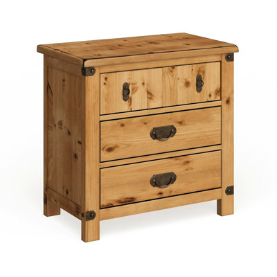 Transitional Bedside Cabinet With Weathered Texture And Charging Contemporary Table Metal Glide Plug