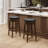 Upholstered Swivel Solid Wood Frame Bar Stool-22084181-22084180