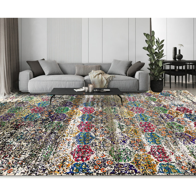 Geometric Area Rug, Rectangle 8' x 10'