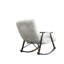 Chaise berçante pliante, chaise berçante rembourrée-558483942