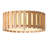 1-White wooden LED dimmable Flush Mount Ligh