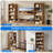 Tall Bookcase - Set Of 2, Storage And Display Bookshelves For Home Office And Living Room-114423994-114423996