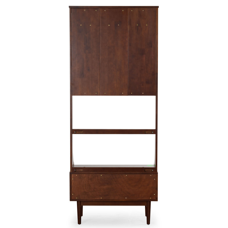 Priseis Wood 1 Drawer Hall Tree
