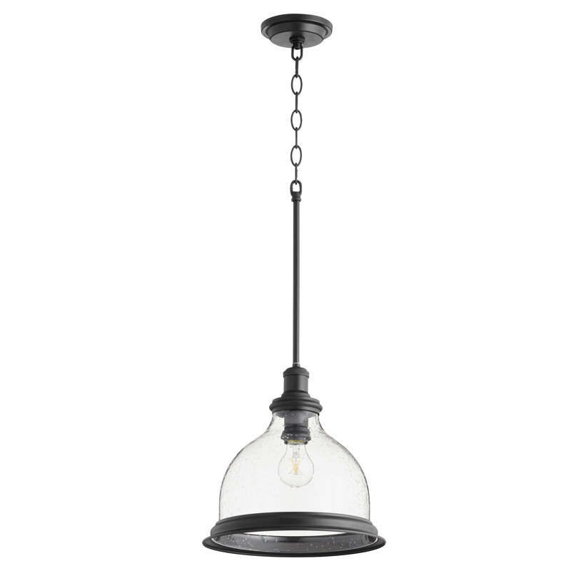 Crum 1 - Light Single Pendant, Noir