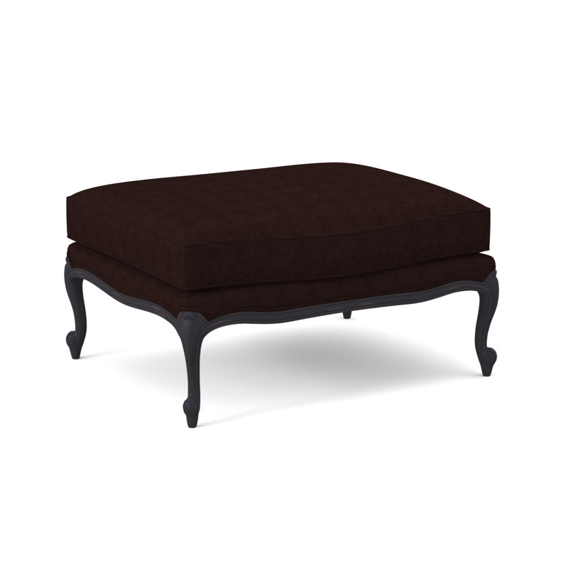 St. Helena Ottoman, Vintage Ebony, Margaret Mahogany