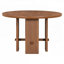 Ensemble de table de salle à manger 5 pièces pour 4 personnes, de style campagnard minimaliste avec chaises rembourrées en bois massif, parfait pour la cuisine et la salle à manger