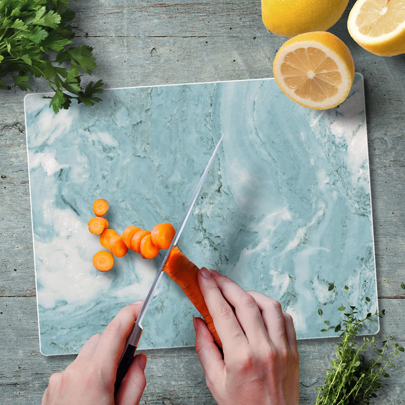 CounterArt Tempered Glass Quartz Saver Cutting Board