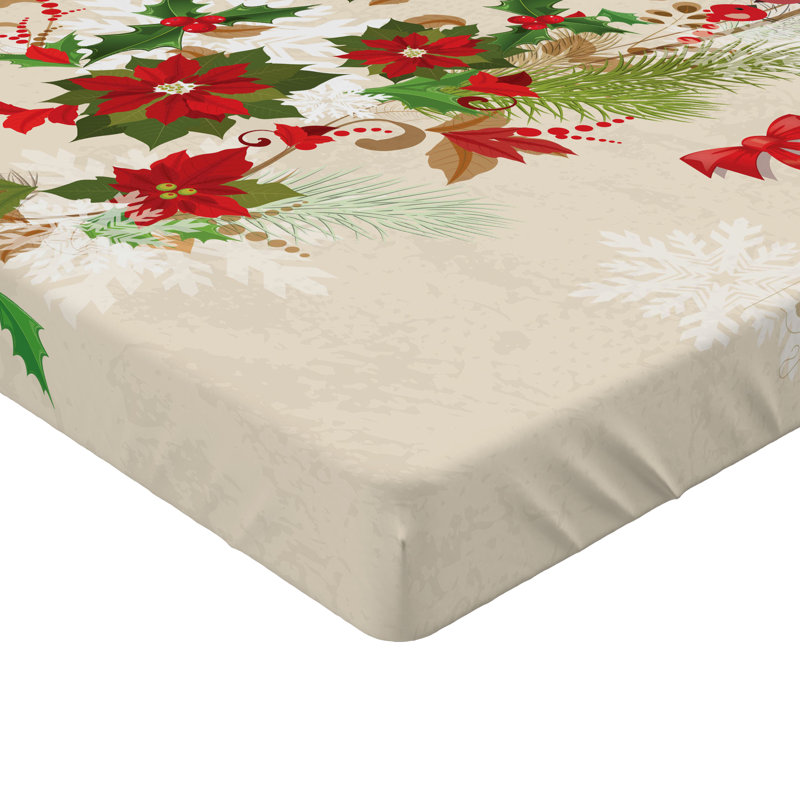 Ambesonne Yoga Fitted Sheet 2-Pack Pastel Blooming Lotus, Twin Fitted Sheet, Multicolor Floral 1