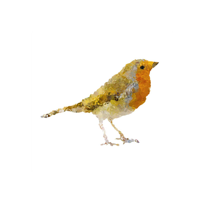 Feathered Mosaic I Print by Emma Brooks, Matte