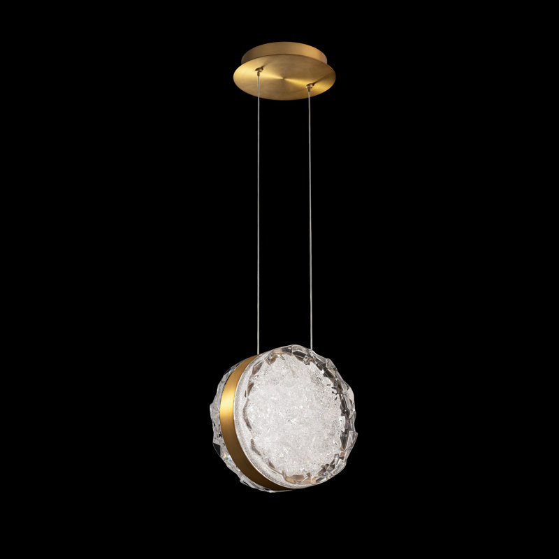 Bramble 1 - Light LED Pendant, Aged Brass