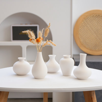 Vase de table en céramique / porcelaine Thiels