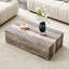 Table basse et table de salon en marbre durable, design en MDF, style minimaliste moderne