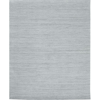 Ivory Handloomed Wool Subtle Textured Weave Geometric Modern Contemporary Carpet Rug