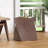 Charming Lightweight Concrete End Table With Abstract Twisted Cube Design