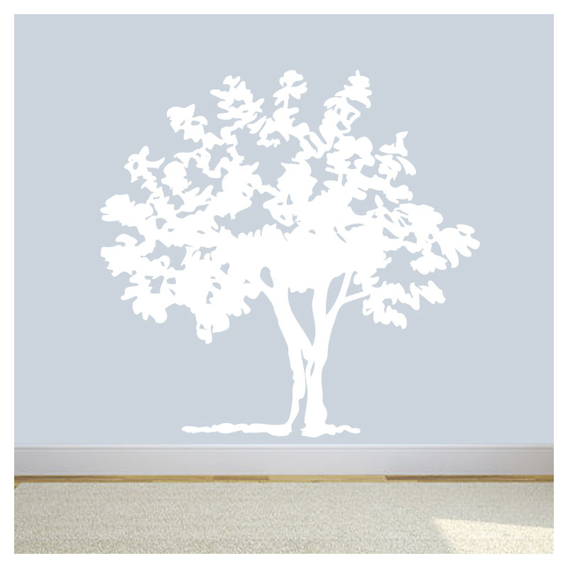 Décalcomanie murale arbre contes, Blanc