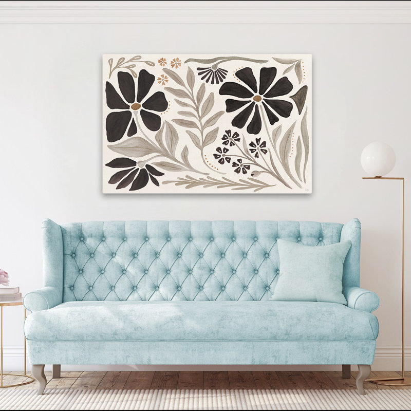 Boho - Modern Petals I Neutral, 40" H x 60" W