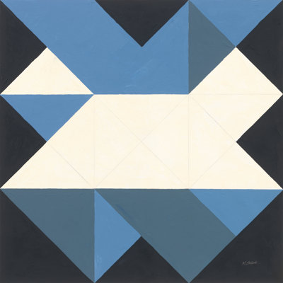 Triangles III by Mike Schick - Wrapped Canvas Painting