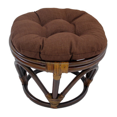 Repose-pieds d'extérieur avec coussin Arvina
