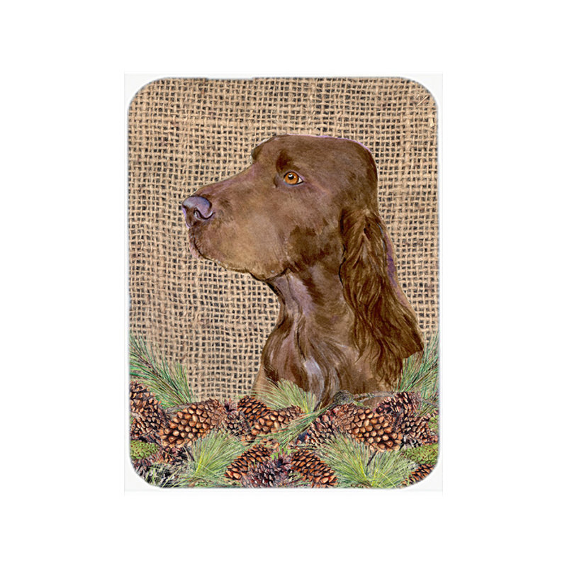 Caroline's Treasures Field Spaniel Glass Cutting Board