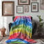 Fantaisie fantaisiste arc-en-ciel - 1 pièce Sherpa Premium-1631757687