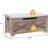 Gaomon Storage Chest – A Wooden Storage Bench Equipped With Seating And Two Safety Hinges, Designed As An Entryway Bench With Storage, And A Charming Farmhouse Trunk Suitable For Both The Bedroom And Living Room, In Grey.