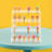 4-Tier 24 Display Holes Acrylic Cone Ice Cream Stand