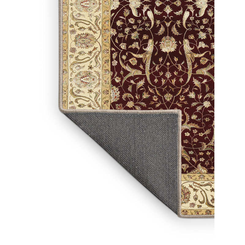 Tapis traditionnel brun / beige Diomede, Rectangle 5 pi x 7 pi