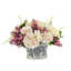 Hydrangea, Viburnum and Pampas Arranged in Ceramic Pot