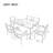 High-Quality Steel Outdoor Table And Chair Set-1226044516