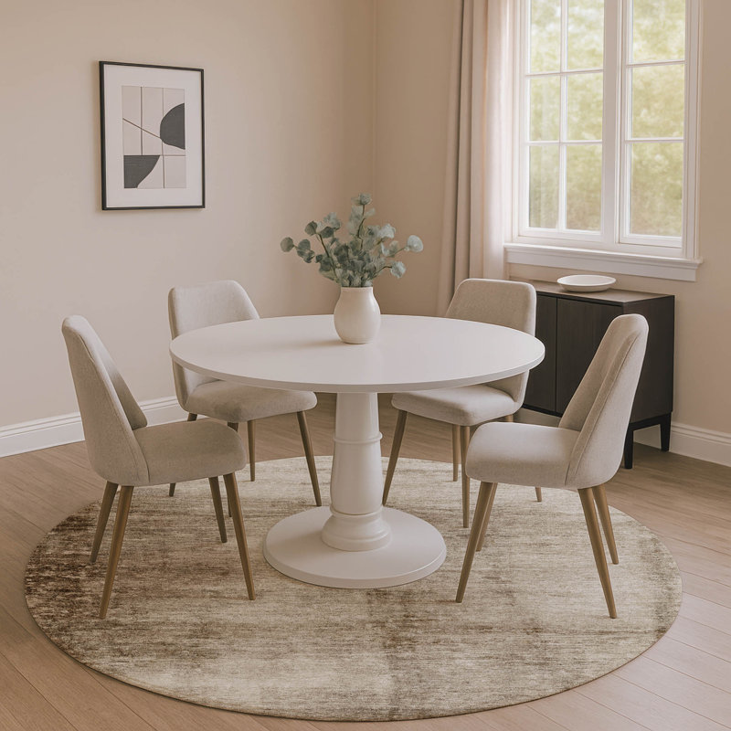 Premium Machine Washable Balch AMF1884 Modern Rug, Round 8'