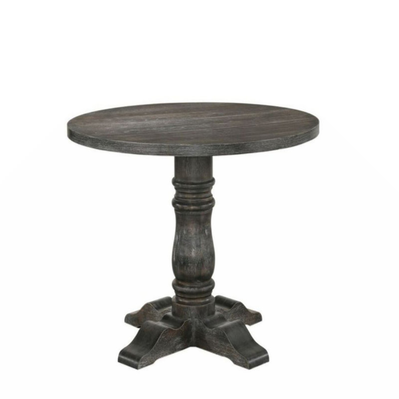 Weathered Grey Finish Dining Table