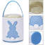 Panier de lapin de Pâques, sac seau à lapin, décorations de chasse aux œufs, rangement pour bonbons (bleu (vague))-212140138