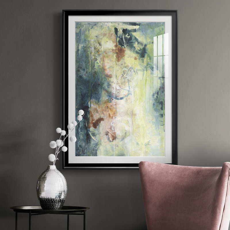 Nature's Elements I, reproduction encadrée de qualité supérieure - prête à être accrochée, Noir